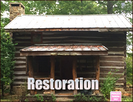 Historic Log Cabin Restoration  Jacksontown, Ohio